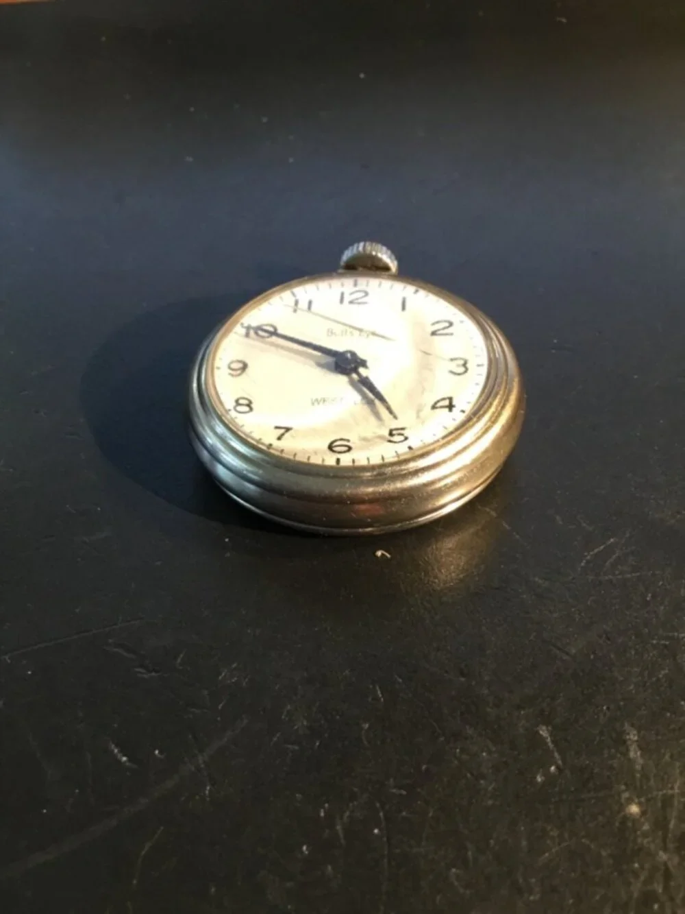 Westclox Pocket Watch bulleye==parts only==nonworking